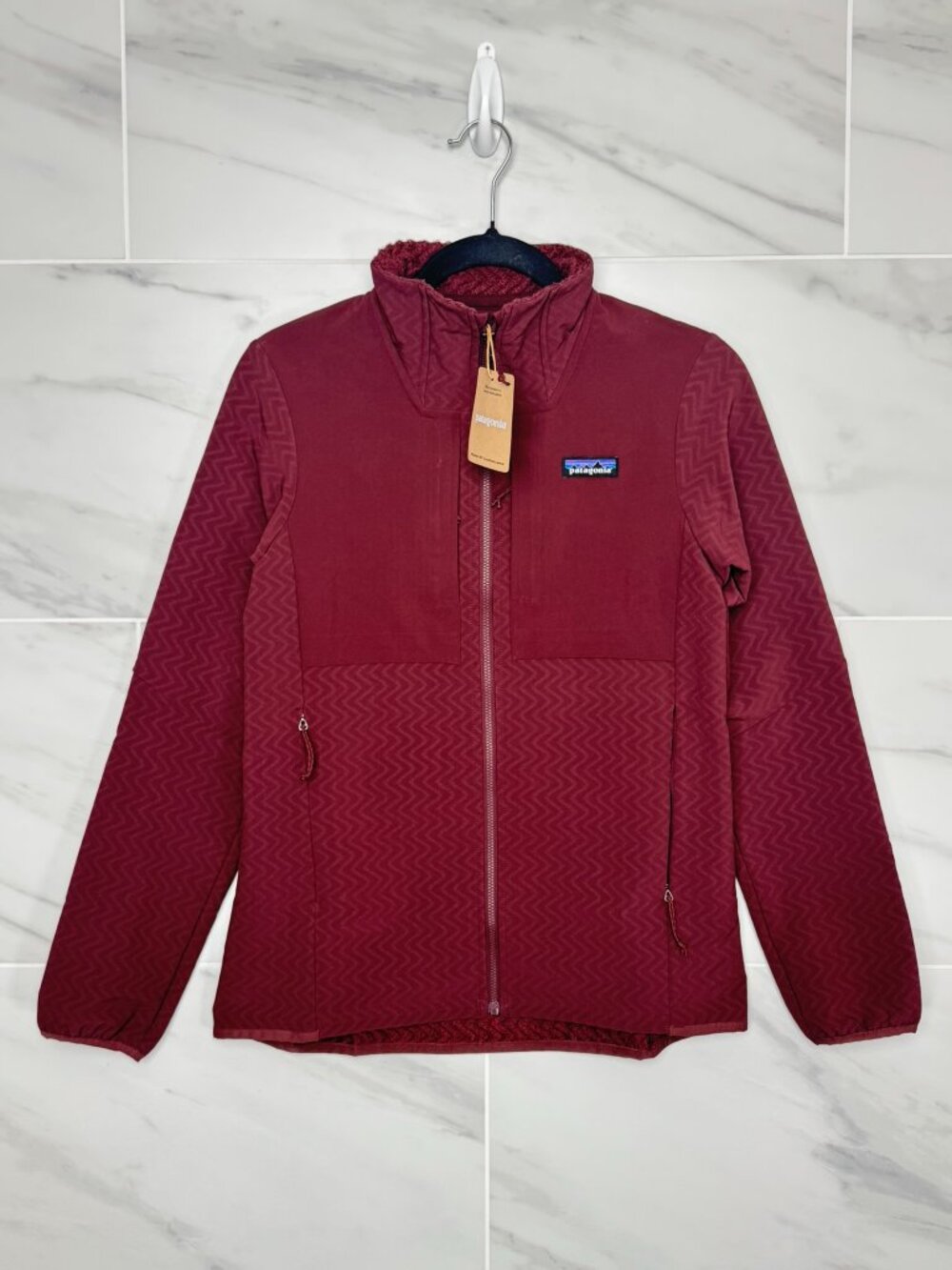Patagonia Women's R2 CrossStrata Jacket 'Dark Ruby' 85475 DAK Multi Size